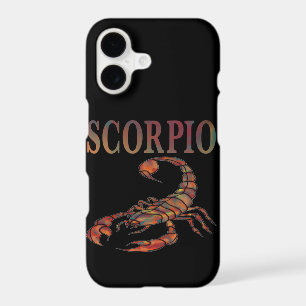 Scorpio Zodiac Symbol Black iPhone Case