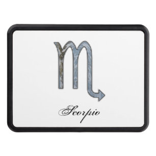 Scorpio Zodiac Symbol Element by Kenneth Yoncich Trailer Hitch Cover