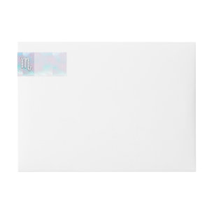 Scorpio Zodiac Symbol in Mother of Pearl Style Wrap Around Label