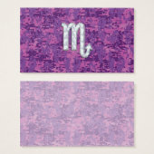 Scorpio Zodiac Symbol on Pink Digital Camo (Front & Back)