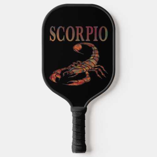 Scorpio Zodiac Symbol Pickleball Paddle