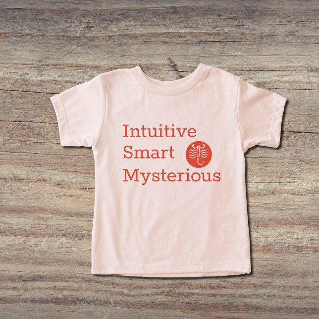 Scorpio zodiac traits toddler t-shirt (Creator Uploaded)