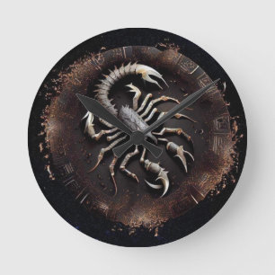 Scorpio Zodiac Wall Clock