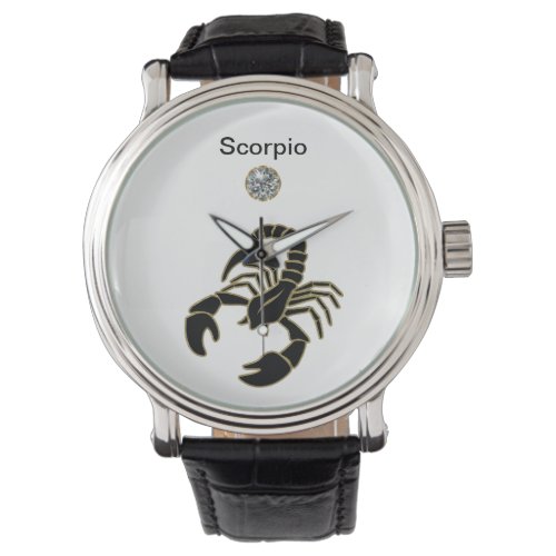 Scorpio Zodiac Wrist Watch