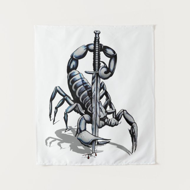 Scorpion, 3D illustration iPad Pro Cover Tapestry (Front)