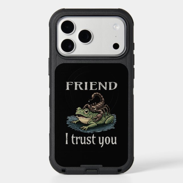 Scorpion and Frog - Friend, I Trust You Otterbox iPhone Case (Back)