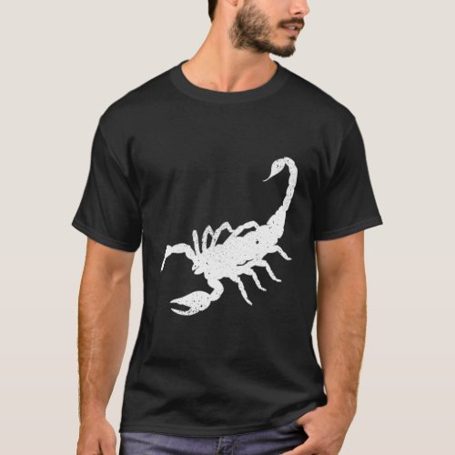 Scorpion Animal Distressed Look T_Shirt