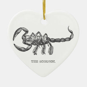 Scorpion animal gift scary animals ceramic ornament