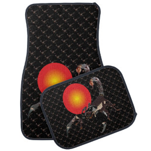 scorpion car foot mat