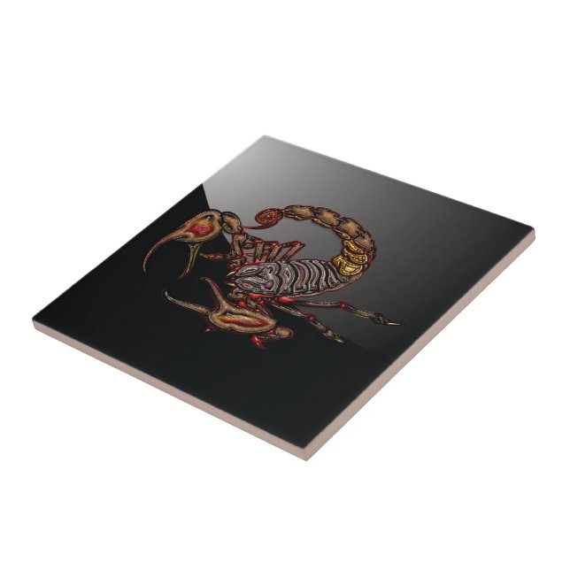 Scorpion Ceramic Tile (Side)
