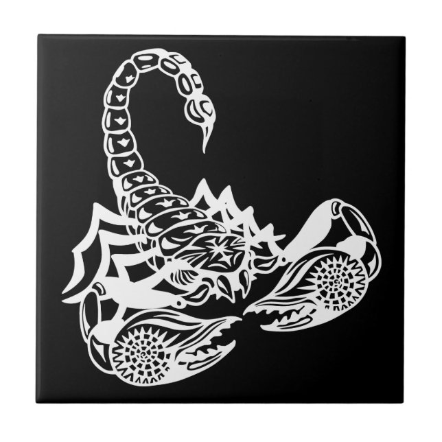 scorpion ceramic tile (Front)