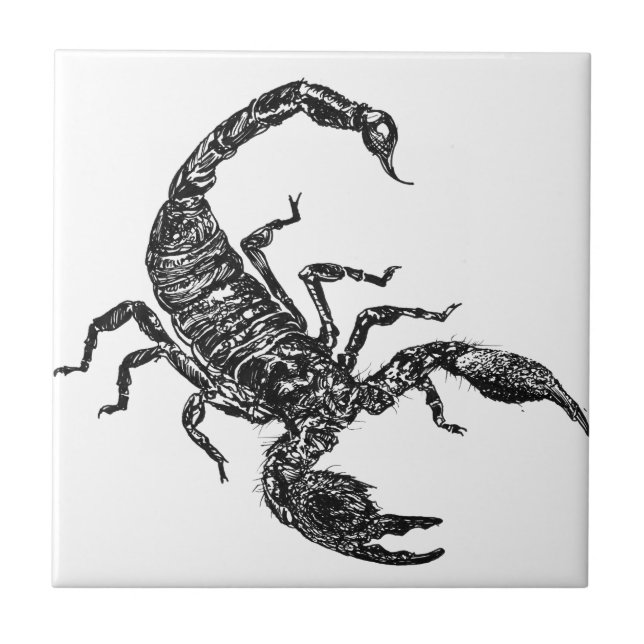 Scorpion Ceramic Tile (Front)