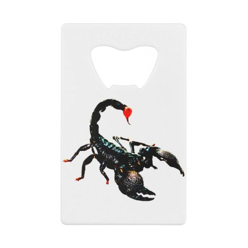 Scorpion Credit Card Bottle Opener