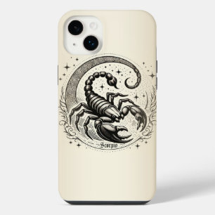 Scorpion Crescent Moon Astrology Zodiac Scorpio iPhone 14 Plus Case