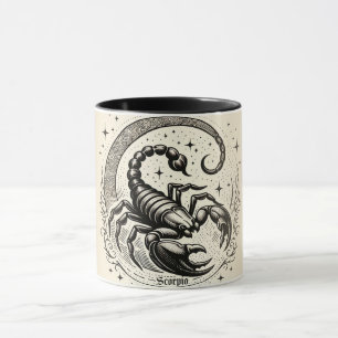 Scorpion Crescent Moon Astrology Zodiac Scorpio Mug