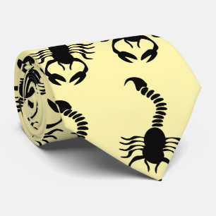 Scorpion Design Neck Tie
