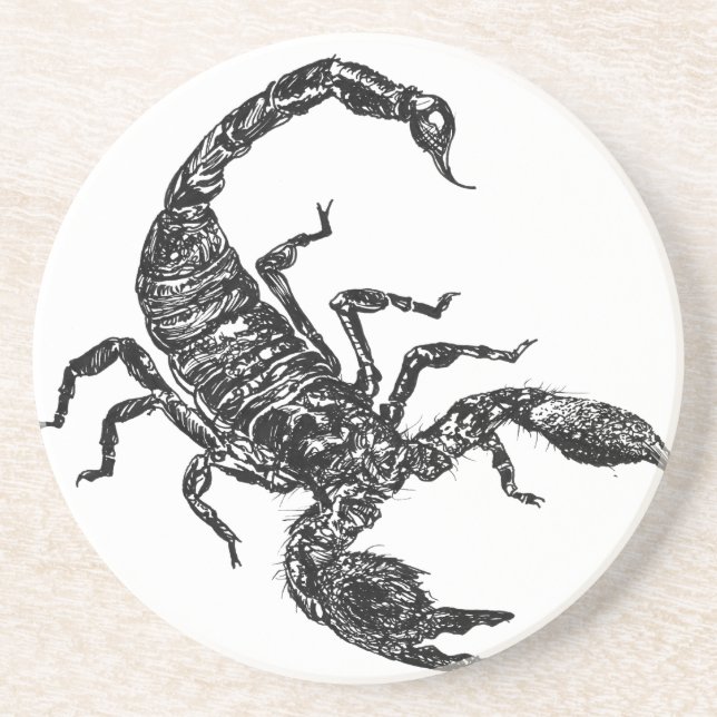 Scorpion Drink Coaster (Front)