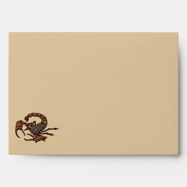Scorpion Envelope (Front)