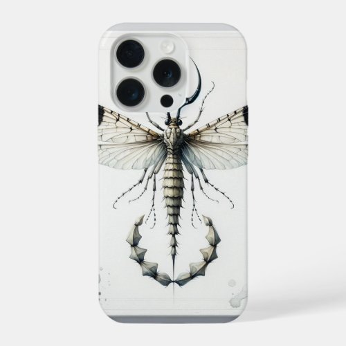 Scorpion Fly Watercolor IREF293 _ Watercolor iPhone 15 Pro Case