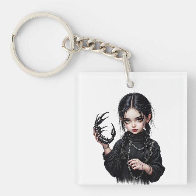 Scorpion Girl Keychain (Front)