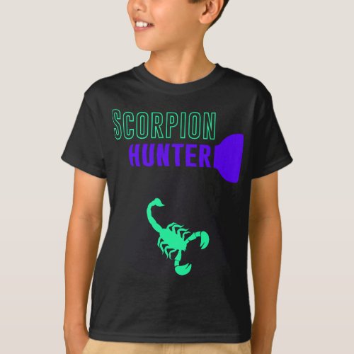 Scorpion Hunting Black Light Scorpion Hunter T_Shirt