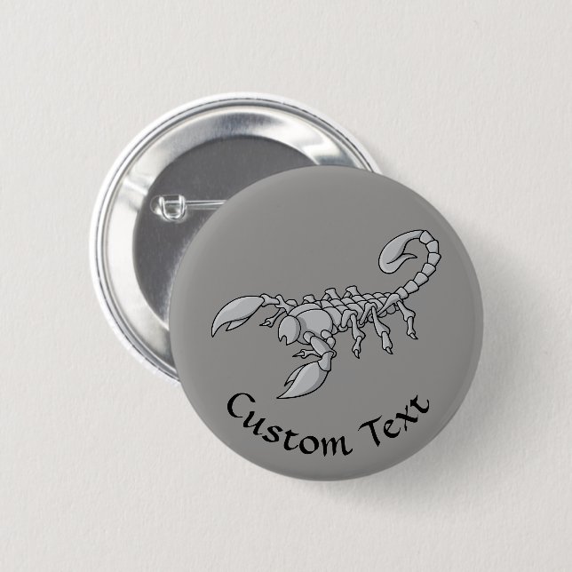 Scorpion Icon Button (Front & Back)