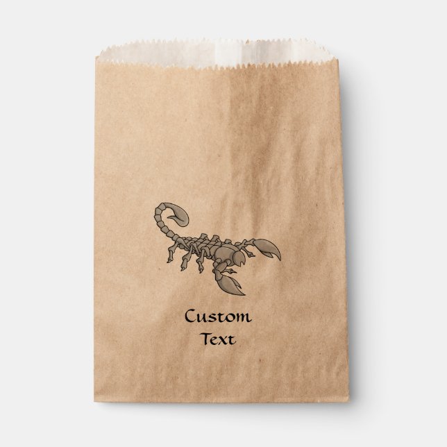 Scorpion Icon Favor Bag (Front)