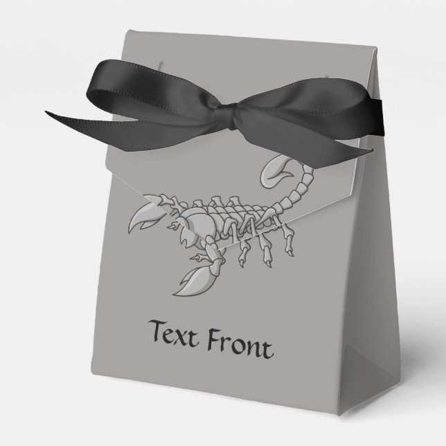 Scorpion Icon Favor Boxes (Front Side)