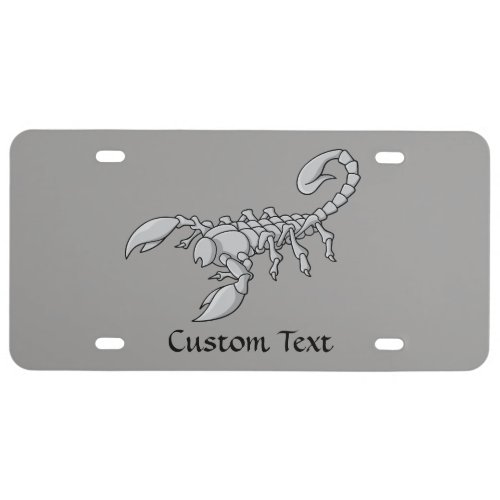 Scorpion Icon License Plate