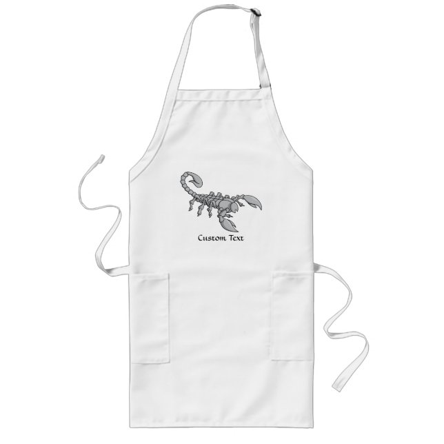 Scorpion Icon Long Apron (Front)
