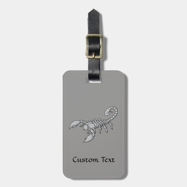 Scorpion Icon Luggage Tag (Front Vertical)
