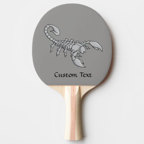 Scorpion Icon Ping Pong Paddle