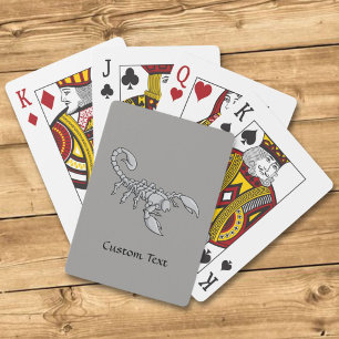Scorpion Icon Poker Cards