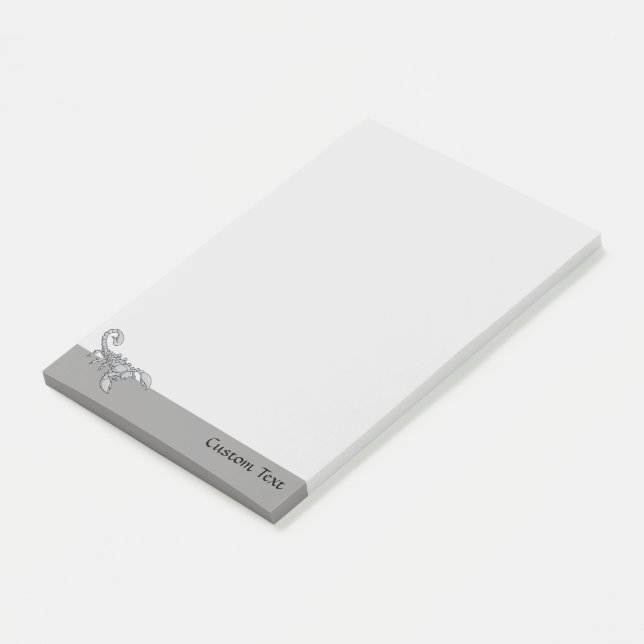 Scorpion Icon Post-it Notes (Angled)