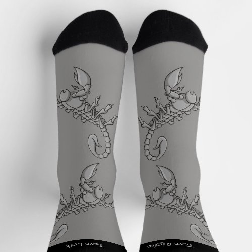 Scorpion Icon Socks