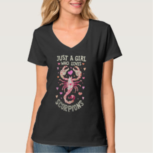 Scorpion Just A Girl Who Loves Scorpions Bug Insec T-Shirt
