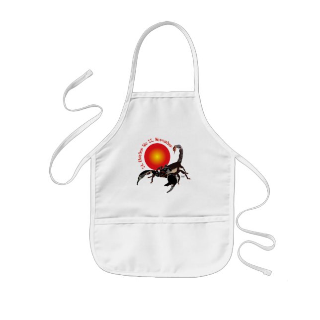 scorpion kids' apron (Front)