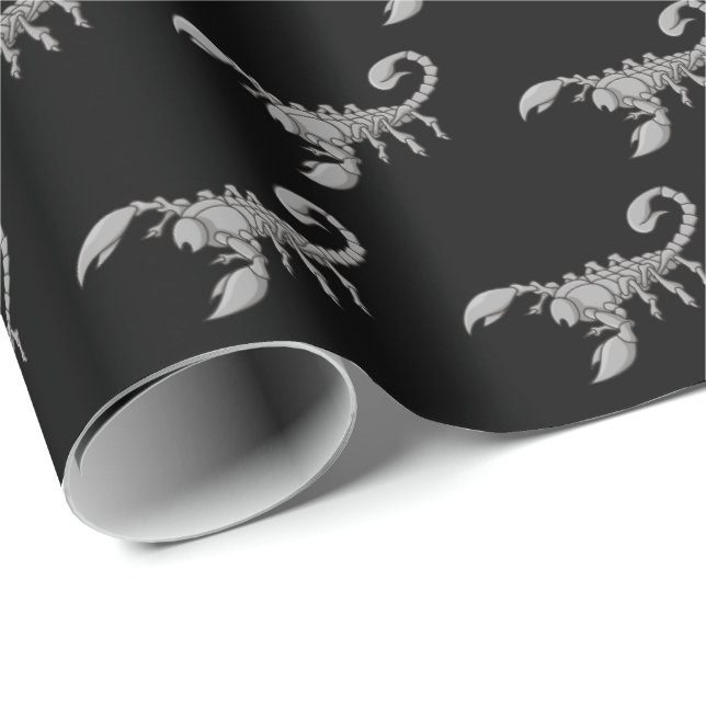 Scorpion Pattern Wrapping Paper (Roll Corner)