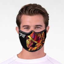 Scorpion Polygonal Graphic Premium Face Mask