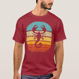 Scorpion Retro Vintage 60s 70s Scorpio Zodiac T-Shirt