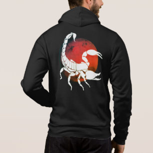 Scorpion Silhouette Scorpio Zodiac Sign Hoodie