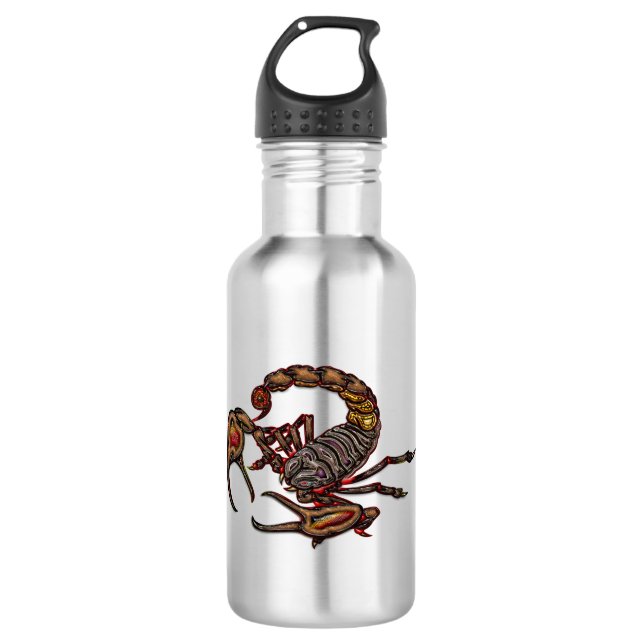 Scorpion Stainless Steel Water Bottle (Front)