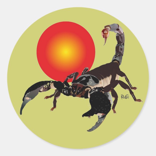 scorpion sticker (Front)