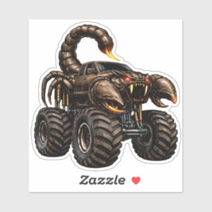 Scorpion Style Off-Road Monster Truck Sticker