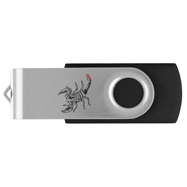 Scorpion with red spine USB stick Flash Drive (Back)