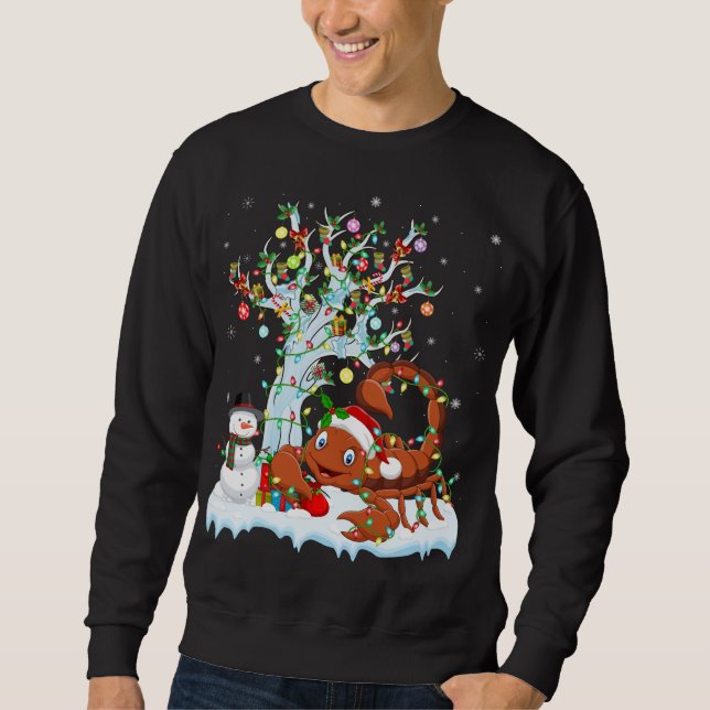 Scorpion Xmas Element Tree Lighting Scorpion Chris Sweatshirt (Front)