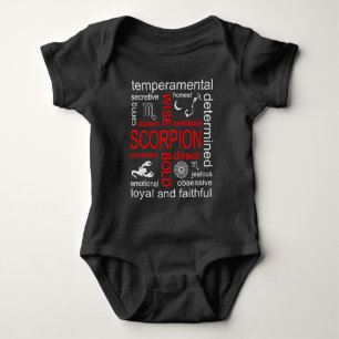 Scorpion Zodiac Sign Baby Bodysuit