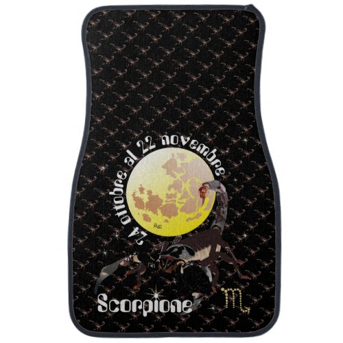 Scorpione 24 ottobre al 22 nov tappeti per car car mat