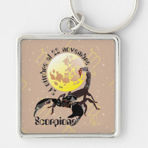 Scorpione 24 ottobre al 22 November Portachiavi Keychain