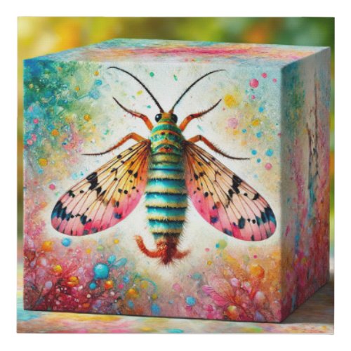 Scorpionfly Beauty 180624AREF113 _ Watercolor Faux Canvas Print